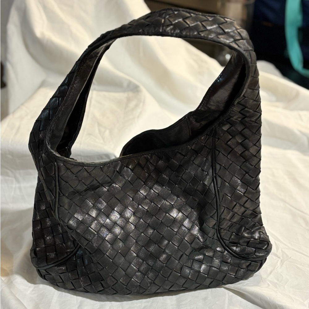Michael Kors woven leather handbag
